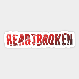 A heartbroken Sticker